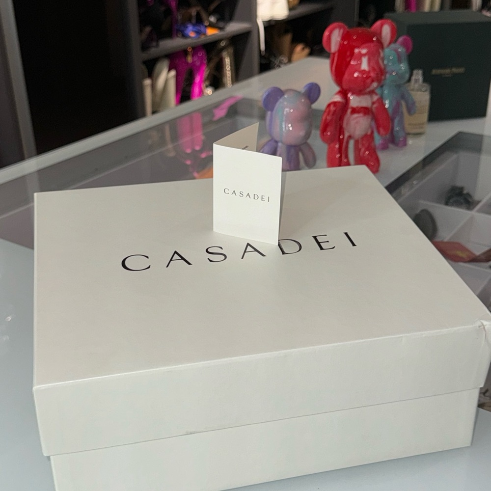 Casadei Flora Platform Sandals Size 38 - Picture 9 of 9